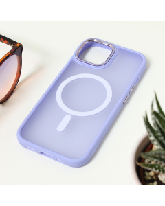 Torbica Magsafe colorful za iPhone 15 6.1 lila - 209797