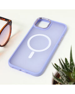 Torbica Magsafe colorful za iPhone 15 Plus 6.7 lila - 209802
