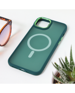 Torbica Magsafe colorful za iPhone 15 Plus 6.7 tamno zelena - 209799