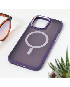 Torbica Magsafe colorful za iPhone 15 Pro Max 6.7 ljubicasta - 209811