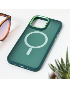 Torbica Magsafe colorful za iPhone 15 Pro Max 6.7 tamno zelena - 209809