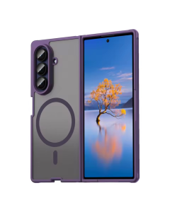 Maska za Samsung Galaxy Z Fold 7 Magsafe Fold ljubičasta