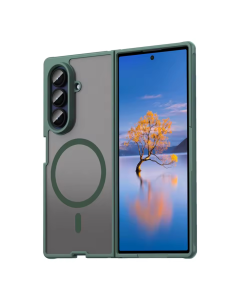 Maska za Samsung Galaxy Z Fold 7 Magsafe Fold tamno zelena