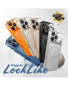 Maska za iPhone 15 61 narandžasto Magsafe LookLike