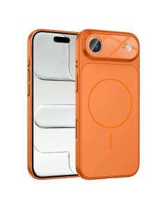 Maska za iPhone 17 Air 66 narandžasto Magsafe LookLike