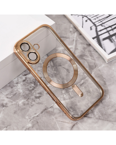 Torbica Magsafe Lux za iPhone 16 6.1 zlatna - 216211-1