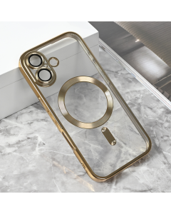 Maska za iPhone 17 63 Magsafe Lux zlatna - 223826