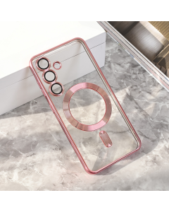 Maska za Samsung Galaxy S25 Magsafe Lux roze - 220246