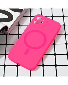 Maska za iPhone 12 6.1 Magsafe Pure color pink - 216592