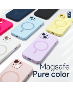 Torbica Magsafe Pure color za iPhone 13 Pro Max 6.7 lila - 216608