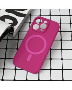 Maska za iPhone 16 Pro 6.3 Magsafe Pure color tamno pink - 221690