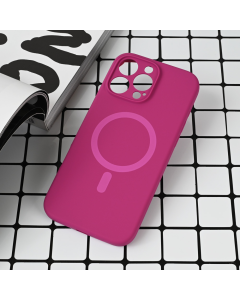 Maska za iPhone 16 Pro Max 6.9 Magsafe Pure color tamno pink - 221692
