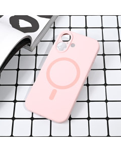 Maska za iPhone 17 63 Magsafe Pure color roze - 223358