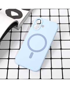 Maska za iPhone 17 63 Magsafe Pure color svetlo plava - 223360