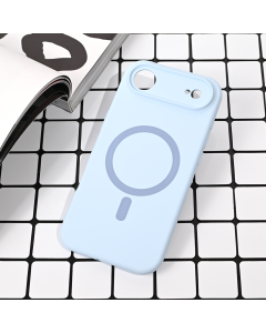 Maska za iPhone 17 Air 66 Magsafe Pure color svetlo plava - 223366