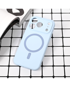 Maska za iPhone 17 Pro 63 Magsafe Pure color svetlo plava - 223373