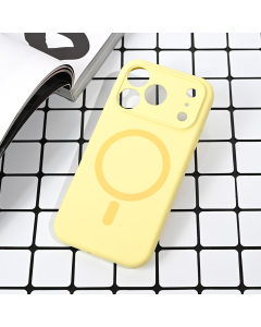 Maska za iPhone 17 Pro 63 Magsafe Pure color žuta - 223375