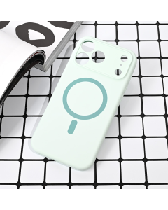 Maska za iPhone 17 Pro Max 69 Magsafe Pure color mint - 223378