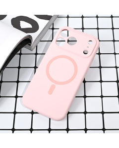 Maska za iPhone 17 Pro Max 69 Magsafe Pure color roze - 223380