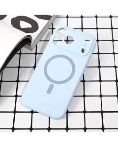 Maska za iPhone 17 Pro Max 69 Magsafe Pure color svetlo plava - 223382