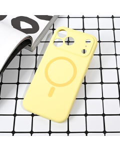 Maska za iPhone 17 Pro Max 69 Magsafe Pure color žuta - 223384