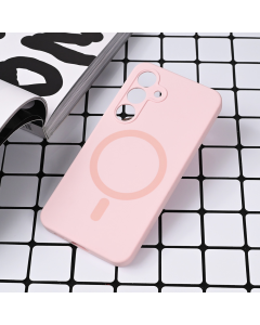 Maska za Samsung Galaxy S24 Magsafe Pure color roze - 219918