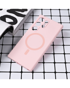 Maska za Samsung Galaxy S24 Ultra Magsafe Pure color roze - 219923