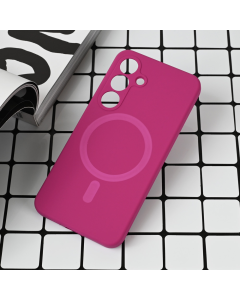 Maska za Samsung Galaxy S25 Magsafe Pure color tamno pink - 221699