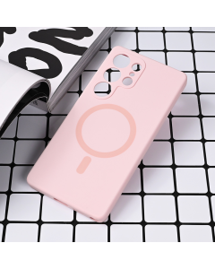 Maska za Samsung Galaxy S25 Ultra Magsafe Pure color roze - 219913