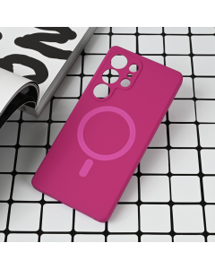 Maska za Samsung Galaxy S25 Ultra Magsafe Pure color tamno pink - 221700