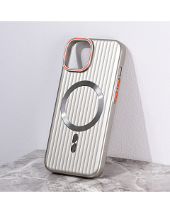 Torbica Magsafe Stripe za iPhone 13 6.1 siva - 216439