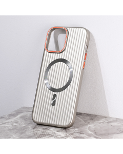 Torbica Magsafe Stripe za iPhone 13 Pro Max 6.7 siva - 216447