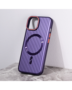 Torbica Magsafe Stripe za iPhone 14 6.1 ljubicasta - 216449
