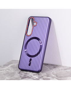 Torbica Magsafe Stripe za Samsung S921B Galaxy S24 ljubicasta - 216505