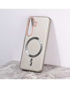 Torbica Magsafe Stripe za Samsung S921B Galaxy S24 siva - 216507