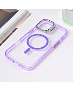 Torbica Magsafe transparent za iPhone 16 Plus 6.7 ljubicasta - 216546
