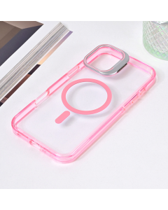 Torbica Magsafe transparent za iPhone 16 Plus 6.7 pink - 216545