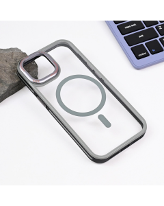 Torbica Magsafe Trendy za iPhone 15 6.1 siva - 217464