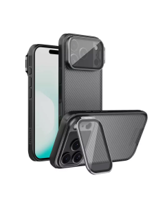 Maska za iPhone 17 Pro 63 Nillkin CamShield Prop crna (transparent kamera) - 223887