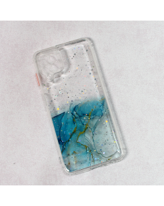 Maska za Samsung Galaxy A22 4G Painted plava - 96294