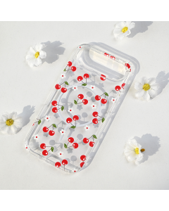 Maska za iPhone 17 Air 66 Cute Cherries Print Magsafe - 8020985