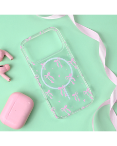 Maska za iPhone 17 Pro 63 Cute Bow Print Magsafe - 8020987