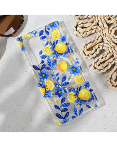 Maska za Samsung Galaxy S23 Ultra Mediteran Lemon Print Magsafe - 8020872