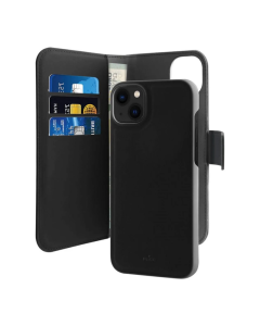 Maska za iPhone 14/13 6.1 Puro novcanik 2u1 crna - 208334