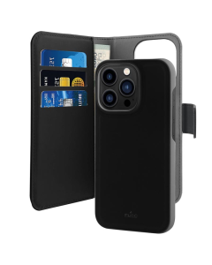 Torbica Puro novcanik 2u1 za iPhone 14 Pro 6.1 crna - 204601