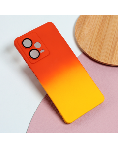 Maska za Xiaomi Redmi Note 12 Pro 5G (EU) narandžasto Rainbow Spring žuta - 208155