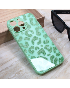 Maska za iPhone 13 Pro Max 6.7 Shiny glass svetlo zelena - 212200