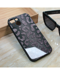 Torbica Shiny glass za iPhone 14 6.1 crna - 212213