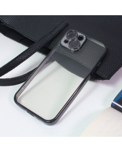 Torbica Silikon Camera Diamond iPhone 14 Plus 6.7 crna - 205015