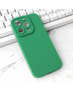 Torbica Silikon Pro Camera za iPhone 15 Pro 6.1 tamno zelena - 209874